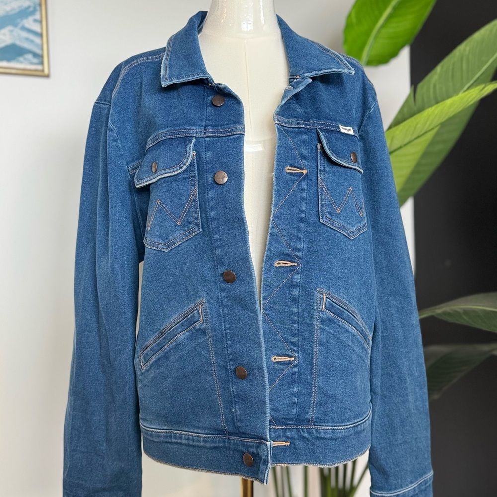 Wrangler fisherman core Jean Jacket
